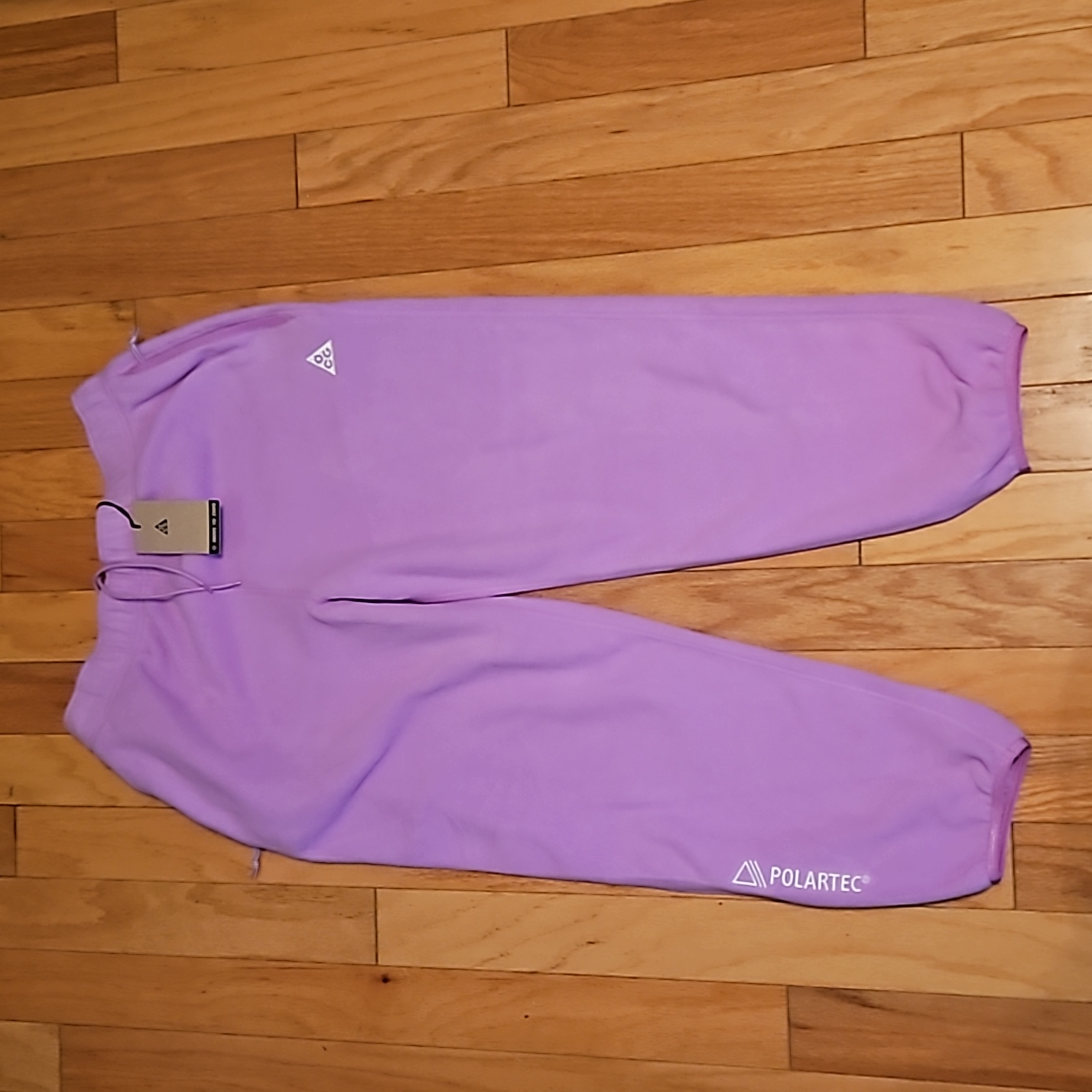Nwt Woman's Nike "Acg" Fleece Joggers In A Beautiful Pink Size Large